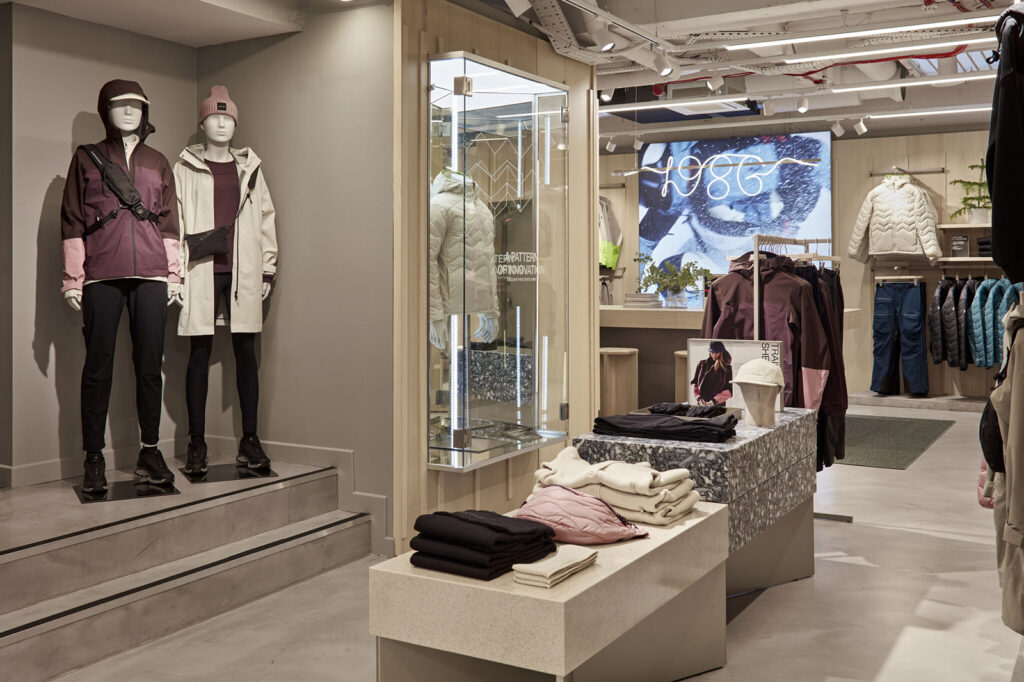 Peak Performance Covent Garden store interors