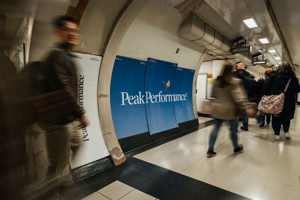 Peak Performance London Underground takeover